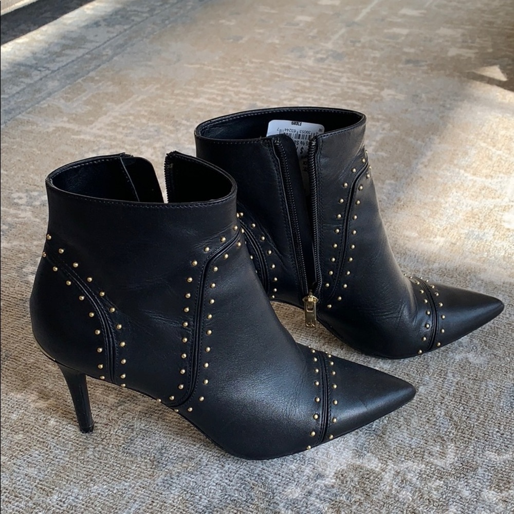 Black ankle boots